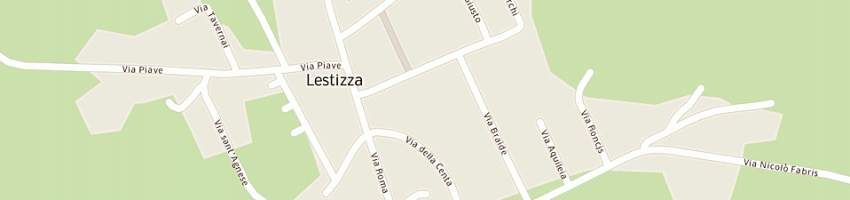 Mappa della impresa bar allo stadio di colonello marta a UDINE