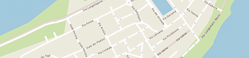 Mappa della impresa avvocato candolo luigi a LIGNANO SABBIADORO