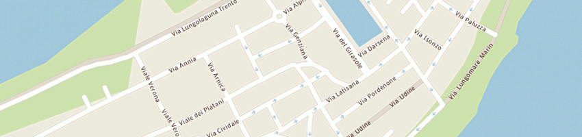 Mappa della impresa nautilia srl a LIGNANO SABBIADORO