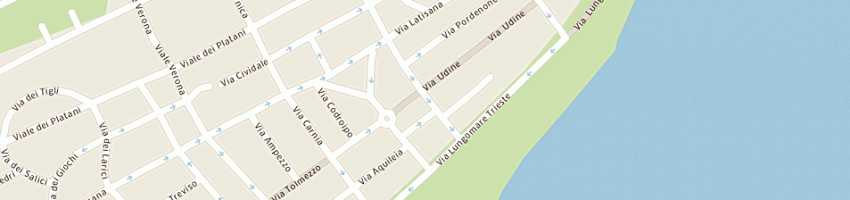 Mappa della impresa puffolotta di marzinotto mauro e c a LIGNANO SABBIADORO