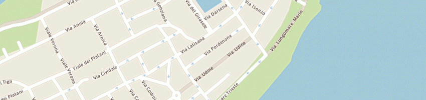 Mappa della impresa l'obiettivo (srl) a UDINE