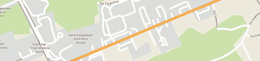 Mappa della impresa friulservice sas di miceli graziano e c a CAMPOFORMIDO
