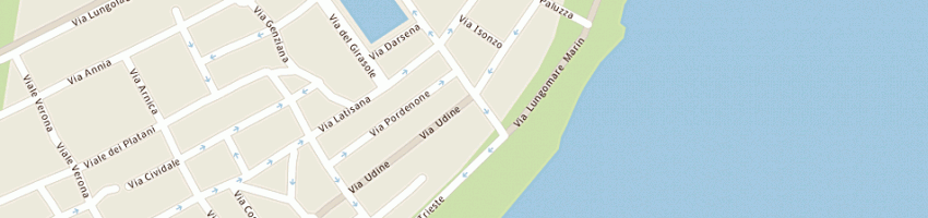 Mappa della impresa market aprilia di panizzuti gianna e c snc a LIGNANO SABBIADORO