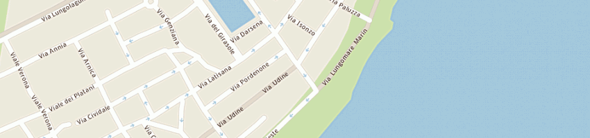 Mappa della impresa ristorante-pizzeria bartolo a LIGNANO SABBIADORO
