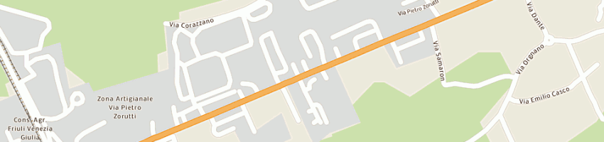 Mappa della impresa friulanagas spa a CAMPOFORMIDO