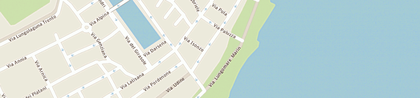 Mappa della impresa condominio casa al mare a LIGNANO SABBIADORO