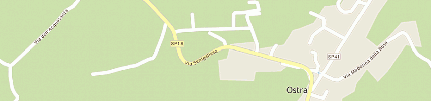 Mappa della impresa mangimificio mariani zeno srl a OSTRA