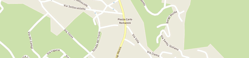 Mappa della impresa farmacia zappetti marzia a ARTEGNA