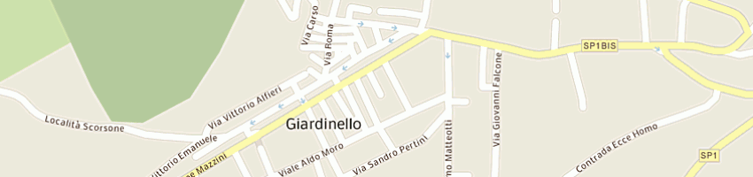 Mappa della impresa galati salvatore a GIARDINELLO