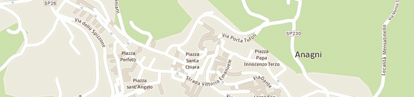 Mappa della impresa parrocchia s pancrazio a ANAGNI