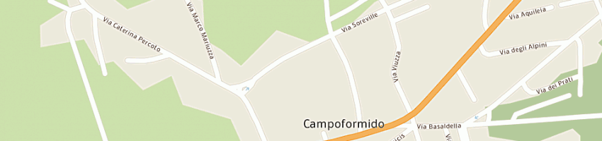 Mappa della impresa damiani franco a CAMPOFORMIDO