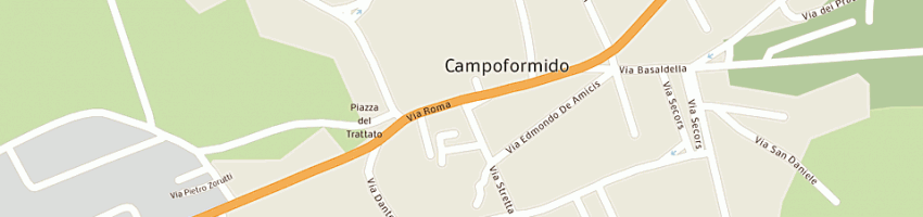 Mappa della impresa damiani stefano a CAMPOFORMIDO