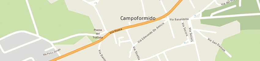 Mappa della impresa milmet snc di rodaro pietro e di lenardo andrea a CAMPOFORMIDO