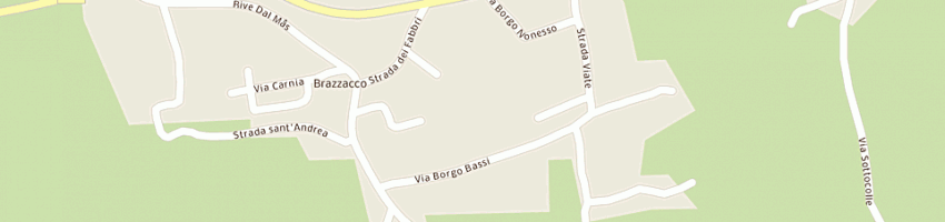 Mappa della impresa osteria sant'andrea a MORUZZO