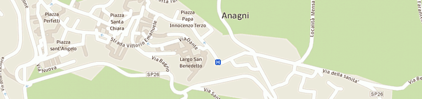 Mappa della impresa onoranze funebri marocca di biasiotti francesca e csnc a ANAGNI