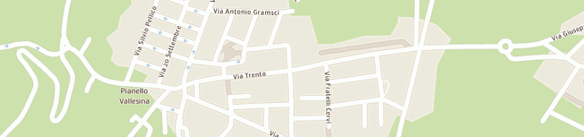 Mappa della impresa gesam sas di pinzo marcello e c a MONTE ROBERTO