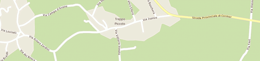Mappa della impresa menis carlo a TREPPO GRANDE
