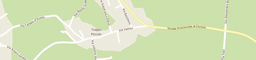Mappa della impresa stefanutto alessandro a TREPPO GRANDE