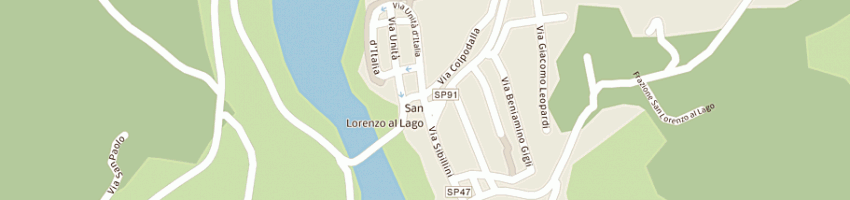 Mappa della impresa il gatto e la volpe ristorante a FIASTRA