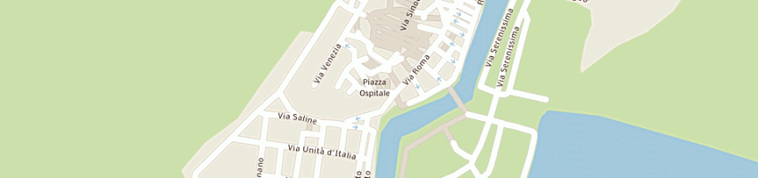 Mappa della impresa trattoria alla laguna vedraddi di della ricca mara e c sas a MARANO LAGUNARE