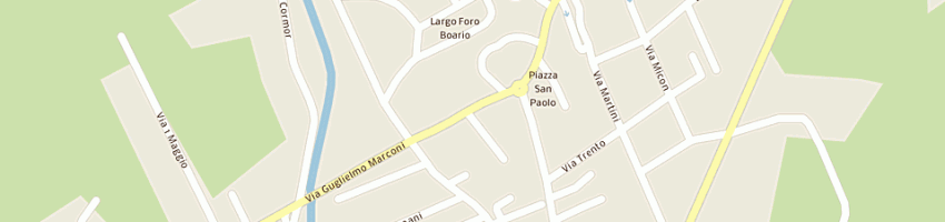 Mappa della impresa bar al gallo di zaninotti gianni e zanello oriano snc a MORTEGLIANO