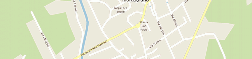 Mappa della impresa pinzani assicurazioni e consulenze di alberto pinzani e c sas a MORTEGLIANO