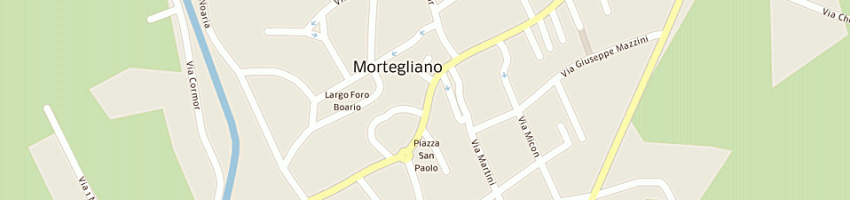 Mappa della impresa borsetta giorgio e sergio e c snc a MORTEGLIANO