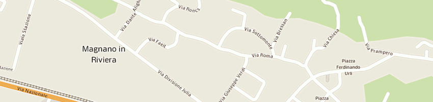 Mappa della impresa goi livio a MAGNANO IN RIVIERA