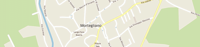 Mappa della impresa cogefin sas di geron giovanni e c a MORTEGLIANO