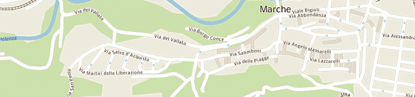 Mappa della impresa pediconi andrea a SAN SEVERINO MARCHE