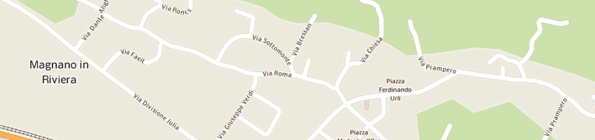 Mappa della impresa il giardiniere di sottile alessio e italo snc a MAGNANO IN RIVIERA