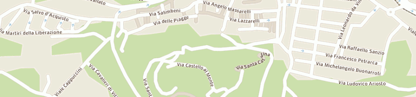 Mappa della impresa municipio a SAN SEVERINO MARCHE