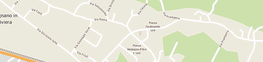 Mappa della impresa carni passon di passon guido e c sas a MAGNANO IN RIVIERA
