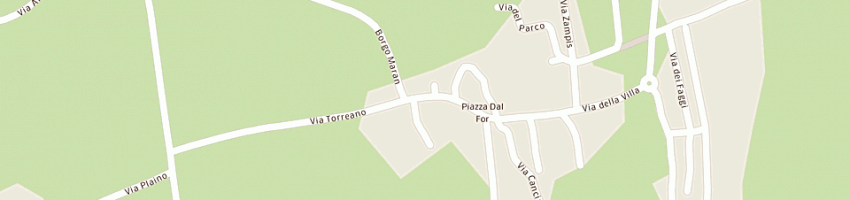 Mappa della impresa officina chittaro fratelli (snc) a PAGNACCO