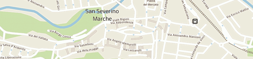 Mappa della impresa dolce agostino a SAN SEVERINO MARCHE
