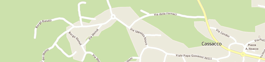 Mappa della impresa baiutti licio a CASSACCO
