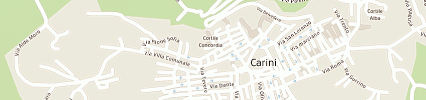 Mappa della impresa mannino bernardo a CARINI