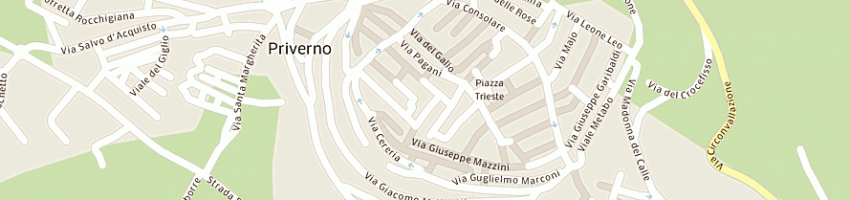 Mappa della impresa red infissi 94 snc di d'arcengeli e brusca a PRIVERNO