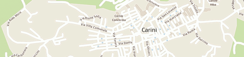 Mappa della impresa balsamo lorenzo a CARINI