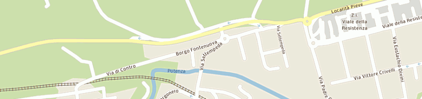 Mappa della impresa bar dello sport a SAN SEVERINO MARCHE