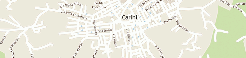 Mappa della impresa ediltekne di allegri fortunato a CARINI