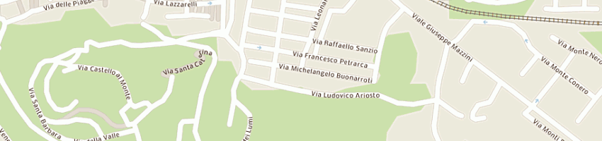 Mappa della impresa impresa edile saliu e c snc a SAN SEVERINO MARCHE