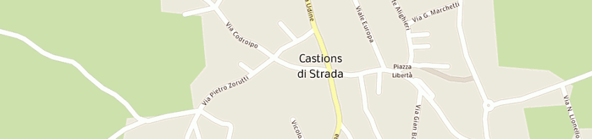 Mappa della impresa pianta massimo a CASTIONS DI STRADA