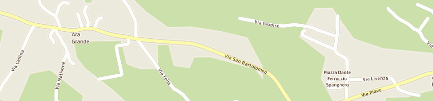 Mappa della impresa comino claudio a TRICESIMO