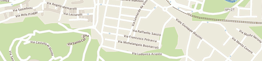 Mappa della impresa comando stazione carabinieri a SAN SEVERINO MARCHE