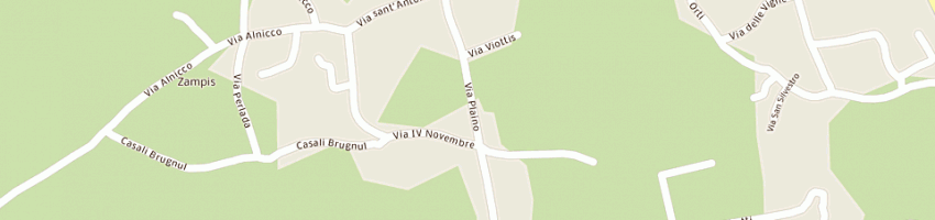 Mappa della impresa maraffa francesco a PAGNACCO