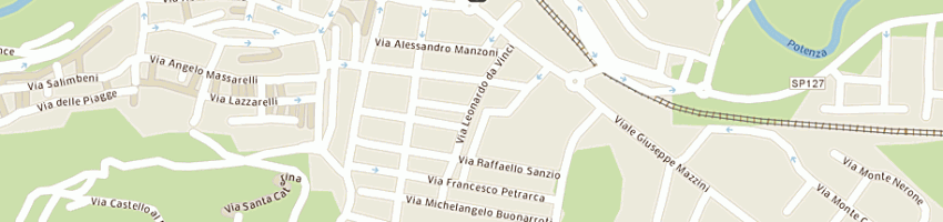 Mappa della impresa cafrullo ciambotti maria a SAN SEVERINO MARCHE