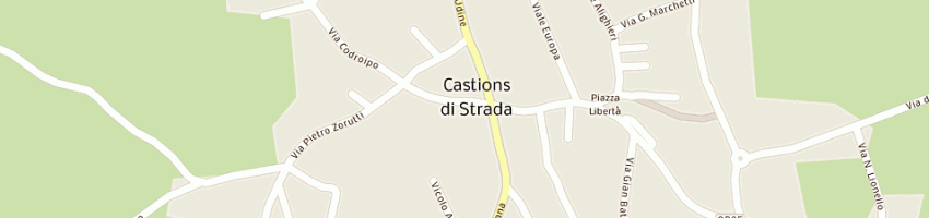 Mappa della impresa zornetta tiziano a CASTIONS DI STRADA
