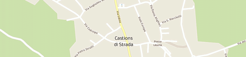 Mappa della impresa impresa edile passon andrea a CASTIONS DI STRADA