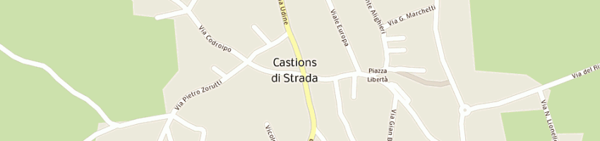 Mappa della impresa banca popolare friuladria spa a CASTIONS DI STRADA
